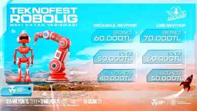 TEKNOFEST Robolig Mavi Vatan Yarışması Başvuruları