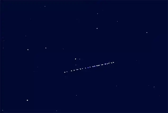 Tatvan'da Starlink Uyduları Görüntülendi!